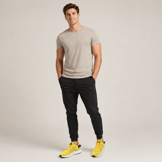 Men's Casual Yellow Sneakers Solen Virel